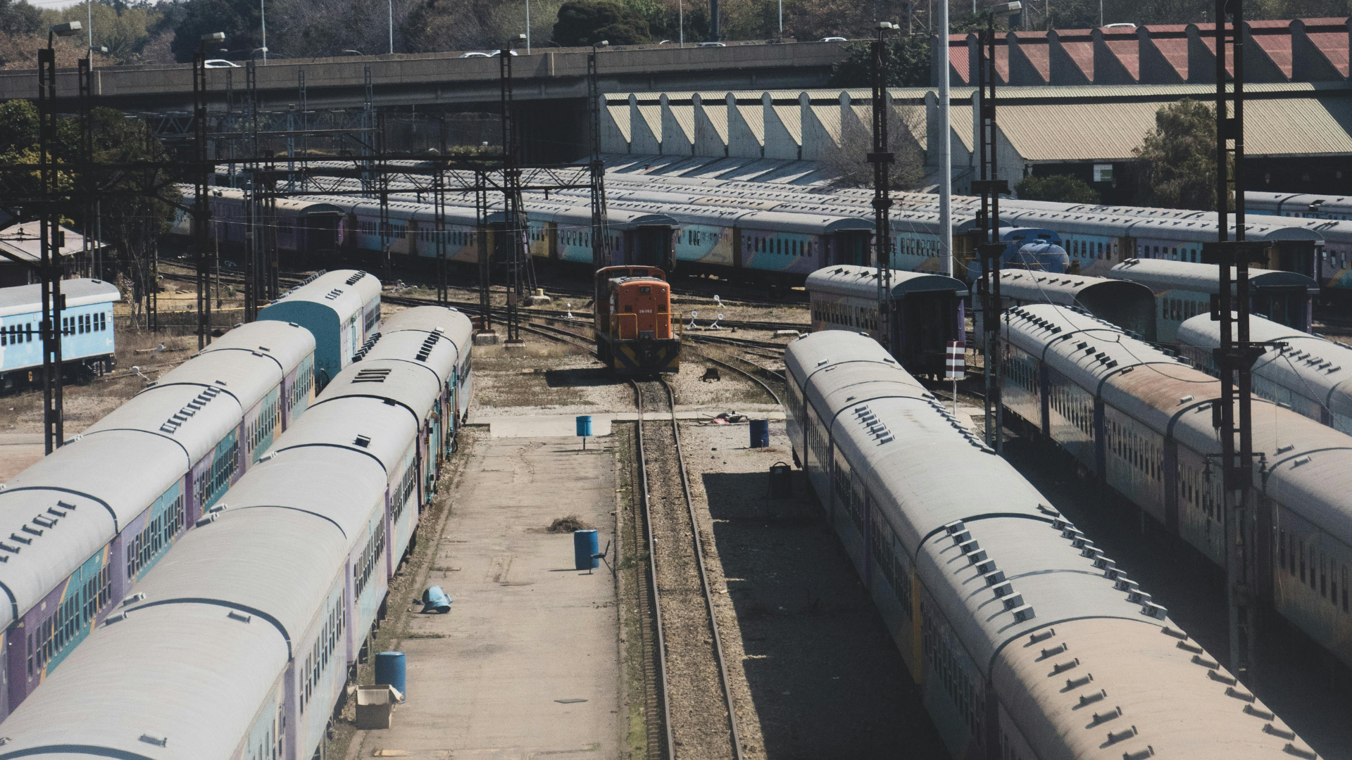 Station Depot Drone Shot