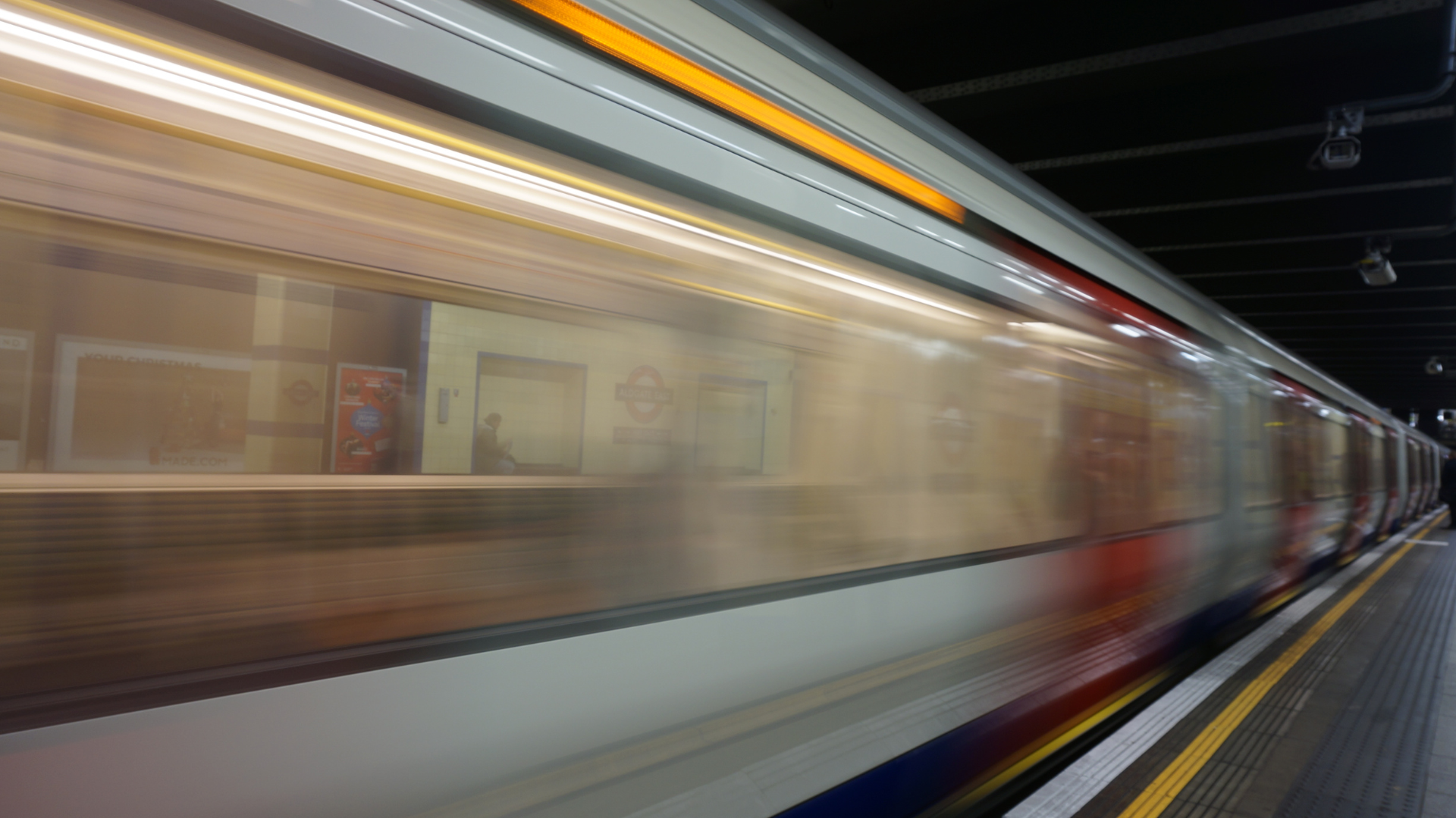 Moving Train after passengers have used their information systems